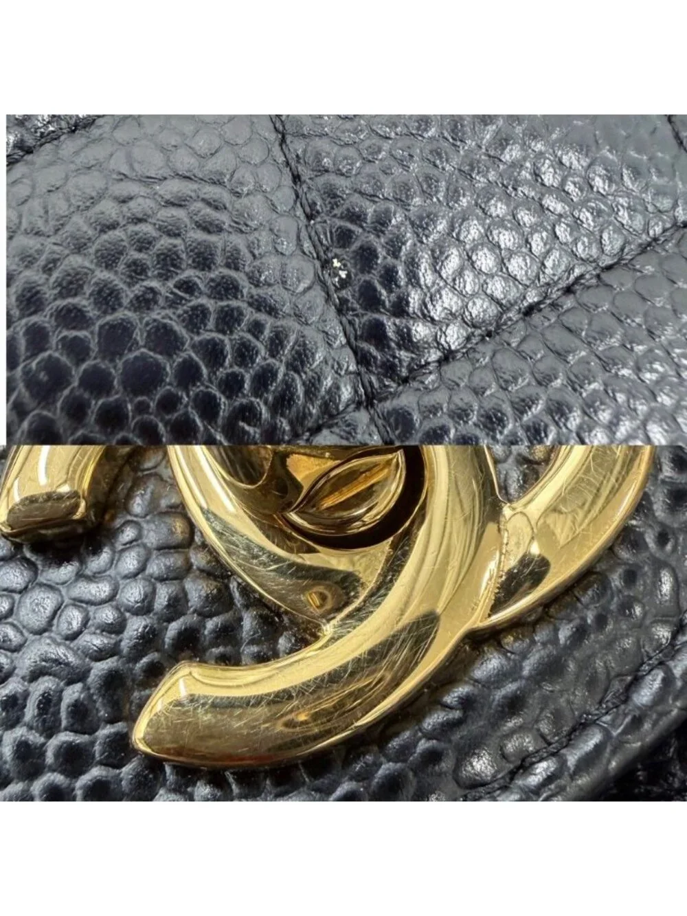 Chanel Shoulder Bag Quilted 25 Double Flap Chain Crossbody CC Logo Turnlock